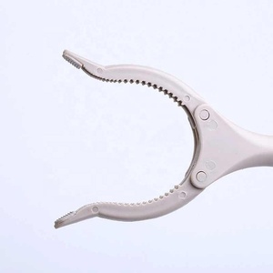 Herramienta de recolección de basura plegable, Clip de basura de acero inoxidable, 1 unidad, 40 Cm - Product Image 4