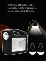 Guangdong haute lumen avertissement lampes solaires à led lumières homeuse rechargeable alimenté par l'énergie solaire charge camping lampe solaire avec