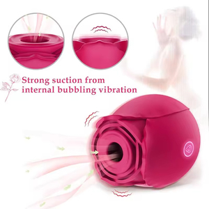 Vibrateur suceur Rose, jouet sexuel pour femmes, stimulateur vaginal, clitoridien et des mamelons, vibrateur point G, jouets sexuels pour <span class=keywords><strong>couples</strong></span> adultes - Product Image 2