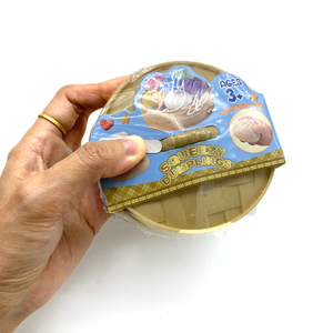 8.5cm Golden Glitter Dumplings Shape <b>Squeeze</b> <b>Ball</b> with Water Bead Filling Squishy Bun for Desktop Anxiety Relief Kids Gift - Product Image 3