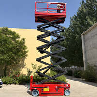 Plateforme élévatrice à ciseaux électrique hydraulique autopropulsée mobile de 6m et 10m pour travaux en hauteur – Prix usine, vente en gros