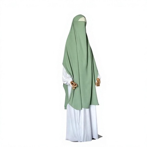 Elegante y Modesto para Mujeres, Hiyab Safamedina Indonesia, Khimar Francés, Pañuelo Musulmán Tradicional - Product Image 1