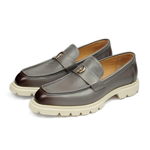 Nuevos Zapatos Sin Cordones de Cuero Genuino, Parte Superior Suave, Suela Gruesa, Mocasines Retro de Vestir para Hombre, Elegantes y Ligeros - Product Image 6