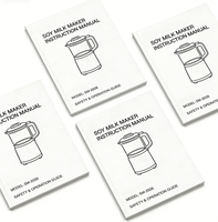 Impression personnalisée en masse, manuel d'utilisation écologique, promotion de produits, prospectus, livret d'instructions, brochure, dépliant plié, format personnalisé