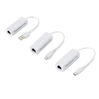 Adaptateur USB-A vers Ethernet, adaptateur réseau 10/100 Mbps, adaptateur Internet LAN filaire RJ45 pour Nintendo MacBook Surface MacOS Linux