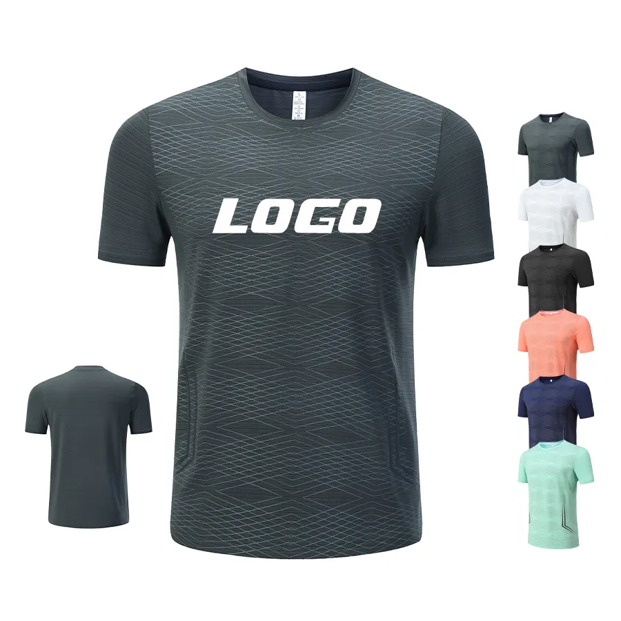 Maglietta personalizzata da uomo a prezzi economici di fabbrica t-shirt da uomo stampata a maniche corte con design più nuovo traspirante per uomo