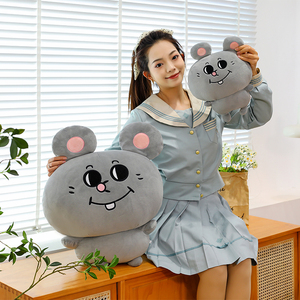 Bambole grigi di peluche, simpatici giocattoli di peluche per topolino, regali per la casa adatti per ragazzi e ragazze - Product Image 3