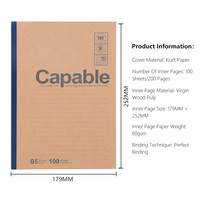 Carnet d'exercices A4 A5 B5 en gros, 40/60/80/100 feuilles, carnet d'adresses personnalisé imprimé pour l'école primaire et secondaire, idée cadeau