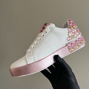 Sneakers de luxe de haute qualité, logo personnalisé, pour hommes et femmes, Dolcegabban D, automne/hiver, cuir véritable, chaussures de sport d'extérieur - Product Image 5