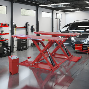 Equipo de neumáticos para automóviles de servicio pesado de dos cilindros, hidráulica tijera eléctrica portátil, elevador de coches, tijera, elevador de coches, elevación de coches - Product Image 2