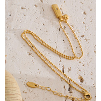 Collier pendentif rectangulaire en acier inoxydable plaqué or 18 carats JINYOU 2209, chaîne avec zircon cubique en forme de cœur, bijoux romantiques pour femmes