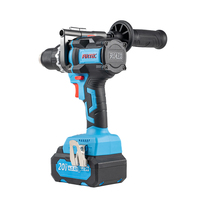 Perceuse à percussion sans fil FIXTEC 20V au lithium, électrique, sans balais, avec fonction de verrouillage de la tige, 13 mm
