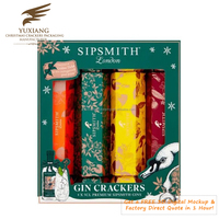 Emballage personnalisé gaufré pour bonbons de Noël et mini-coffrets beauté avec fermetures à friction, en papier d'art de qualité supérieure, directement du fabricant