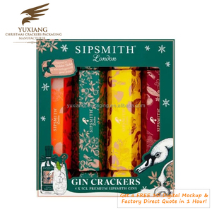 Empaque Personalizado para Dulces y Bebidas Navideños, Tipo <span class=keywords><strong>Bon</strong></span> <span class=keywords><strong>Bon</strong></span> y Cracker, con Broches, para Miniaturas de Belleza, Directo de Fábrica - Product Image 3