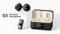Microphone cravate sans fil Syncmic S5 omnidirectionnel pour téléphone Android, appareil photo et diffusion en direct