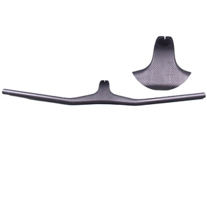17 Degree Full Carbon Stem Integrated MTB <strong>Handlebar</strong> for Mountain Bikes <strong>Horizontal</strong> Design - Product Image 2