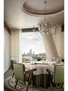 5 <b>Star</b> Hotel Commercial Kitchen Cabinet Luxury Wood Minimalist Design for Fine Dining Restaurant Decoration - Product Image 1