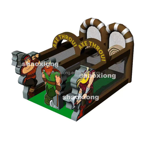 <span class=keywords><strong>Jeu</strong></span> de lancer de hache Viking gonflable commercial pour enfants et adultes, double piste, avec souffleur, pour l'extérieur - Product Image 3