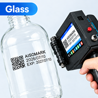 Imprimante à jet d'encre portable AISOMARK 12,7 mm pour le codage de la date sur le carton, le plastique, l'aluminium et le papier