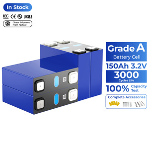 Célula de batería prismática LiFePO4 de alta potencia 3,2 V 150Ah 3000 ciclos para ESS Solar EV Paquete de batería de litio personalizado 150Ah - Product Image 1