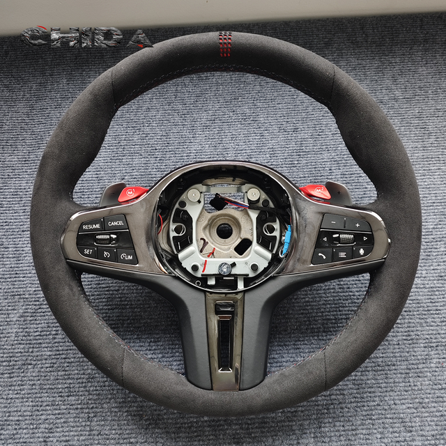 Round Steering Wheel for BMW G Chassis Models G20 G30 G28 G38 G05 G06 G29 G21 G32 G22 G11 G07