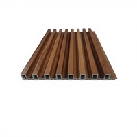 Panneau mural intérieur en WPC co-extrudé, insonorisant, résistant à l'humidité, anti-moisissure, revêtement décoratif pour bureau, hôtel, maison