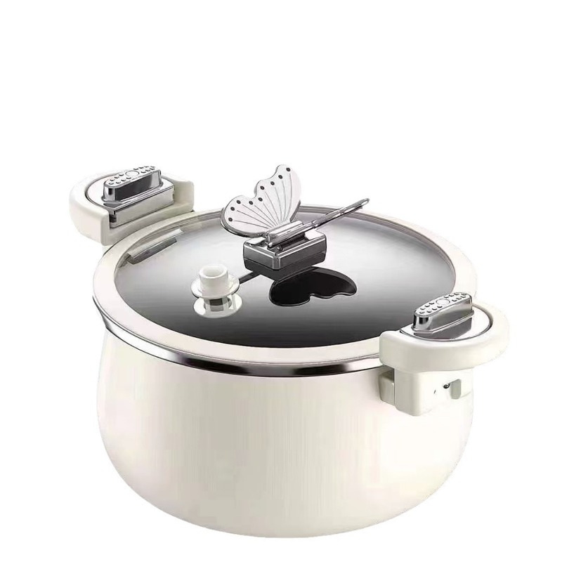 LOVFE Micro Pressure Cooker Stew Pot