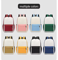 Sac à dos scolaire tendance en gros pour adolescents, léger, grande capacité, pour ordinateur portable, imperméable, multi-poches, en polyester, avec logo personnalisé
