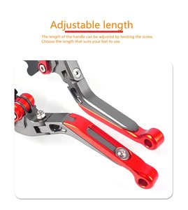 Kit de leviers de frein et d'embrayage CNC Knight Boutique pour Yamaha X-MAX 125 Xmax 125/200/250/400 2016-2019 Pliable - Product Image 6