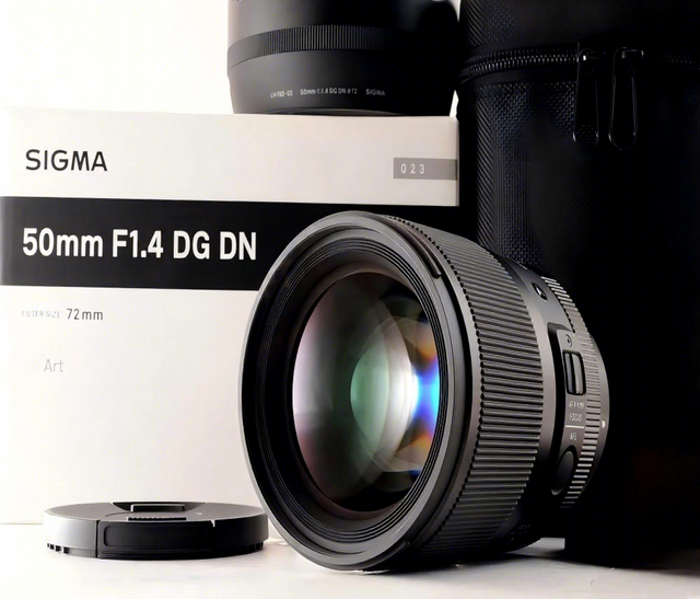 Sigma 50mm F1.4 DG DN Art Fixed Focus Lens for E-mount Full-frame 72mm Silicone 14 Elements in 11 Groups 670g