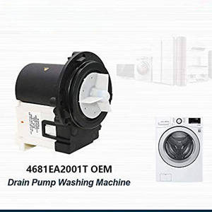 Bomba <span class=keywords><strong>de</strong></span> drenaje <span class=keywords><strong>de</strong></span> agua 4681EA2001T GUDNH, piezas <span class=keywords><strong>de</strong></span> <span class=keywords><strong>lavadora</strong></span> LG, Motor <span class=keywords><strong>de</strong></span> <span class=keywords><strong>lavadora</strong></span> <span class=keywords><strong>de</strong></span> hidromasaje, repuesto automático Matic OEM 4681EA1007G - Product Image 1