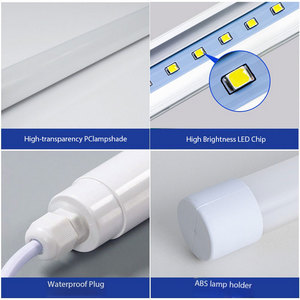 <span class=keywords><strong>Tube</strong></span> <span class=keywords><strong>LED</strong></span> <span class=keywords><strong>T8</strong></span> étanche IP65 en PC, 60 cm, 110 V, pour extérieur, aménagement paysager, congélateur, caisson lumineux publicitaire, <span class=keywords><strong>aquarium</strong></span>, 3000K, connectable - Product Image 3