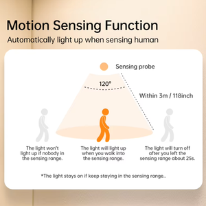 Luz <span class=keywords><strong>LED</strong></span> magnética con <span class=keywords><strong>sensor</strong></span> de movimiento que cambia tricolor recargable, gabinetes de luz <span class=keywords><strong>LED</strong></span> con detección humana, lámpara <span class=keywords><strong>LED</strong></span> con <span class=keywords><strong>sensor</strong></span> de movimiento - Product Image 2