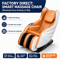 Fauteuil de massage partagé à haute rentabilité avec code QR et paiement par facture pour centre commercial, aéroport, salon VIP – Canapé Shiatsu robotisé 4D