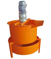 Lingqiao précontraint pot de mélange de béton électrique jaune de haute qualité petit mélangeur de boue de ciment de mortier Vertical