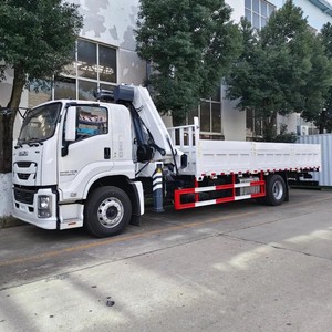 Prix d'usine ISUZU FTR Camion 12 tonnes 14 tonnes avec grue à bras articulé FVR Camion 10 tonnes Chargeur à grue articulée - Product Image 5