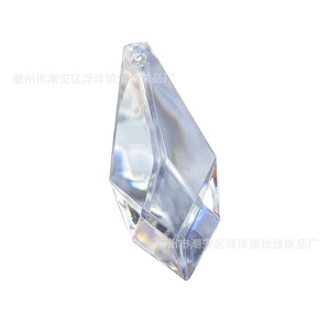 Pendentif épée en acrylique, forme diamant, attrape-soleil transparent, décoration de mariage, cadeau, fabriqué à Chaozhou - Product Image 5