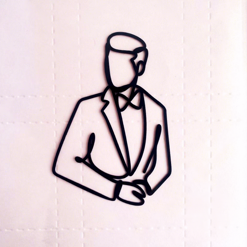 traje de hombre negro estilo 2
