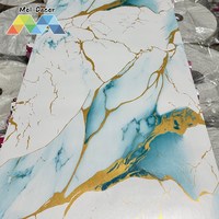 MOI Teal Pink Floral Medallion Wallpaper Roll 45cm X 10m Dekorasi Dinding Elegan
