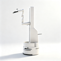 Robot Compuesto A2CR-W3 |   360 °   Manipulador Móvil con Alcance de Elevación de 600 mm, 10 Grados de Libertad, Carga Útil de 5 kg y ROS2 para Automatización
