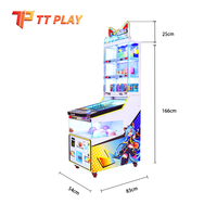 Nouvelle Machine de Flipper de Table à Monnayeur avec Écran LED, Jeu de Billes, Distributeur de Prix, Abordable et Économique