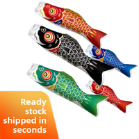 Shuangjie Style japonais vent poisson carpe drapeaux personnalisable jour des garçons Stock Polyester japonais Guide touristique bannières