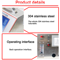 Compteur de particules de poussière laser SUGOLD Y09-301 AC-DC 2,83 L/min avec garantie d'un an pour salle blanche
