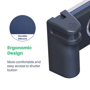 Tốt bán snap-on điện thoại di động chủ Nút chụp có thể tháo rời Bluetooth với máy ảnh điện thoại xử lý - Product Image 5