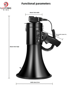 [50W Alta Potencia] Megáfono Leiting King CR-87 para V5.0 2000-3000mAh, Altavoz PA, Bocina para Exteriores, Fiestas, Escenarios, Eventos Deportivos - Product Image 3