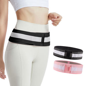 <span class=keywords><strong>Ceinture</strong></span> de soutien pelvien fiable post-partum, bande Velcro robuste pour ajustement élastique, antidérapante pour l'entraînement en salle de sport - Product Image 1