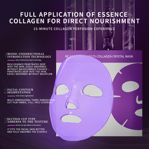 OEM Offre Spéciale <span class=keywords><strong>Masque</strong></span> facial en cristal de collagène revitalisant <span class=keywords><strong>Masque</strong></span> en gel anti-âge hydratant multi-actions - Product Image 5