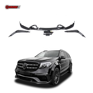 สำหรับ Mercedes GLS X166 อัพเกรดชุดแต่งสไตล์ BB คาร์บอนไฟเบอร์แห้ง  ลิ้นกันชนหน้า  พรีเพรก  สปลิตเตอร์กันชนหน้า  สปอยเลอร์คางหน้า  ขายตรงจากโรงงาน - Product Image 1