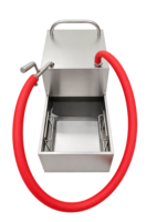 Chariot de filtration d'huile pour friteuse professionnelle, machine mobile de filtration d'huile de cuisson pour restaurant, snack-bar et traiteur