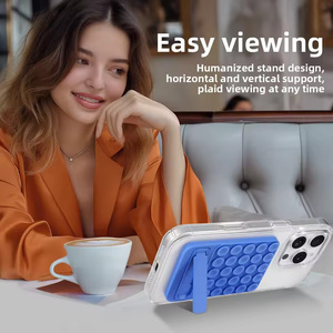 Silicone Suction Phone Mount <b>Mirror</b> Shower Phone Holder Foldable Adhesive Smartphones Accessory For Selfies And Videos - Product Image 4